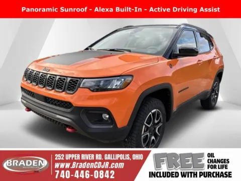 Orange 2026 Jeep Compass Trailhawk for sale in Gallipolis, OH