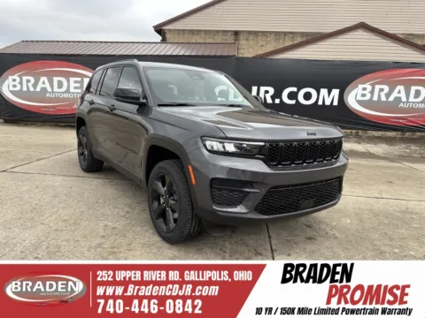 Gray 2025 Jeep Grand Cherokee Altitude X for sale in Gallipolis, OH