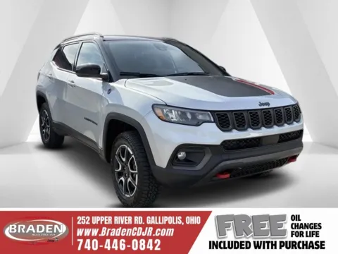 Silver 2026 Jeep Compass Trailhawk for sale in Gallipolis, OH