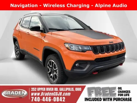 Orange 2026 Jeep Compass Trailhawk for sale in Gallipolis, OH
