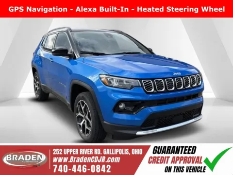 Blue 2026 Jeep Compass Limited for sale in Gallipolis, OH