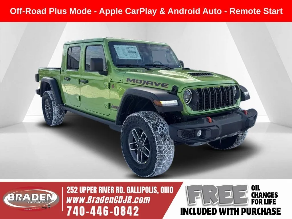 Green 2026 Jeep Gladiator Mojave for sale in Gallipolis, OH