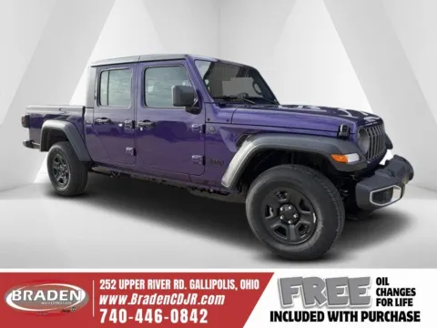 Purple 2026 Jeep Gladiator Sport for sale in Gallipolis, OH