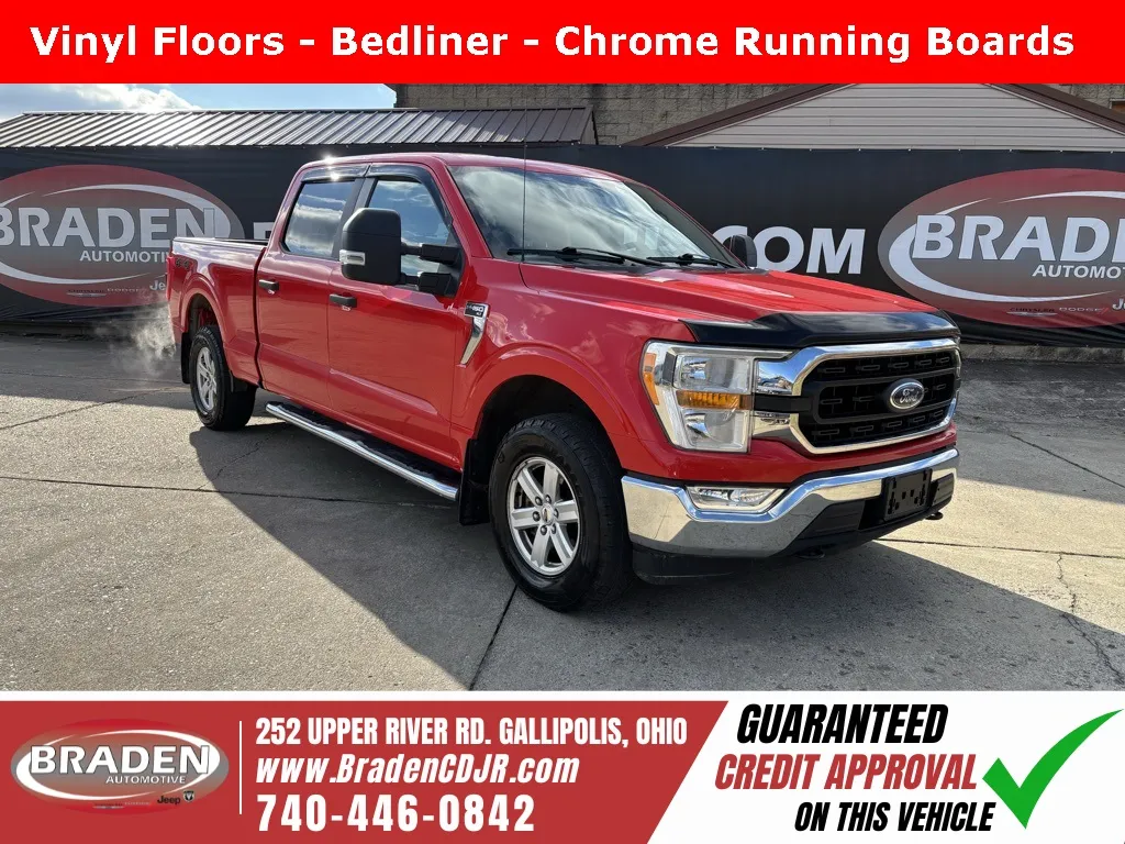 Red 2021 Ford F-150 XLT for sale in Gallipolis, OH