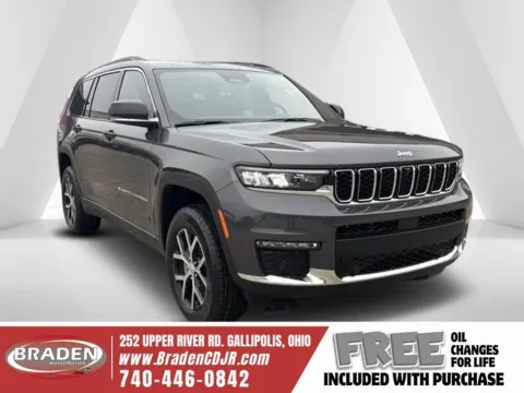 Gray 2025 Jeep Grand Cherokee L Limited for sale in Gallipolis, OH