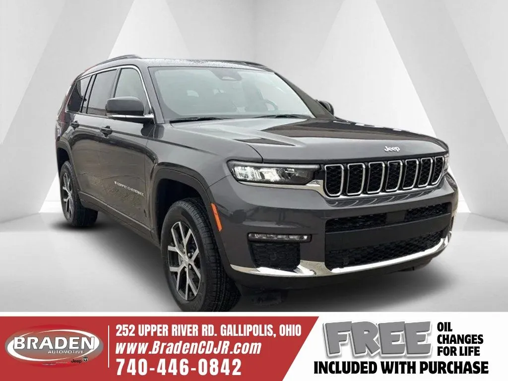 Gray 2025 Jeep Grand Cherokee L Limited for sale in Gallipolis, OH
