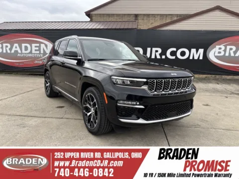 Black 2025 Jeep Grand Cherokee Summit for sale in Gallipolis, OH