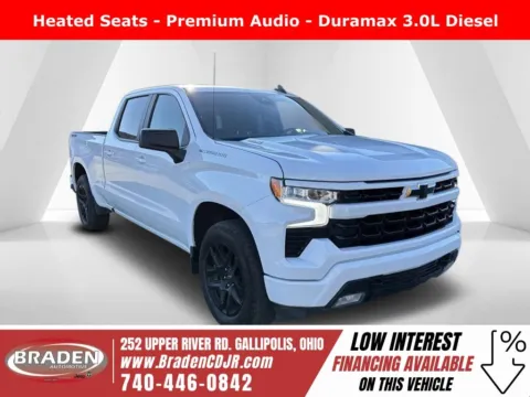 White 2023 Chevrolet Silverado 1500 RST for sale in Gallipolis, OH