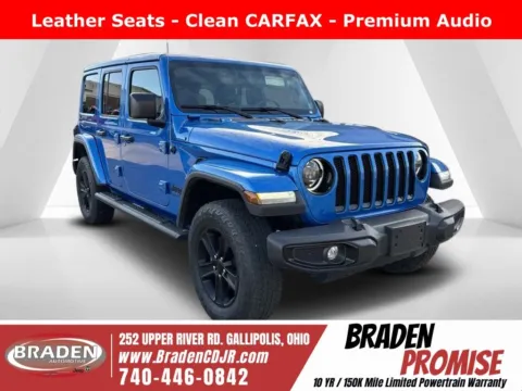 Blue 2023 Jeep Wrangler Altitude for sale in Gallipolis, OH