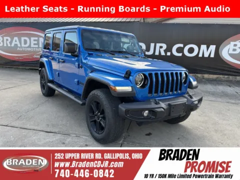 Blue 2023 Jeep Wrangler Altitude for sale in Gallipolis, OH