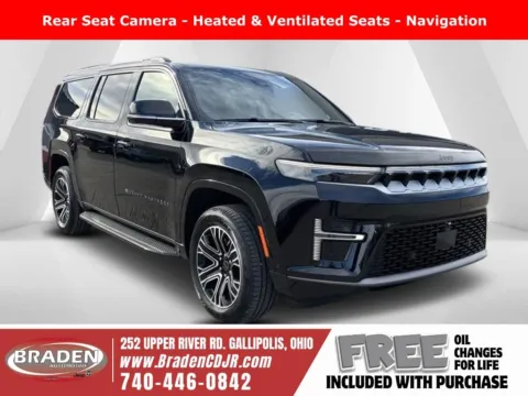 Black 2026 Jeep Grand Wagoneer L for sale in Gallipolis, OH