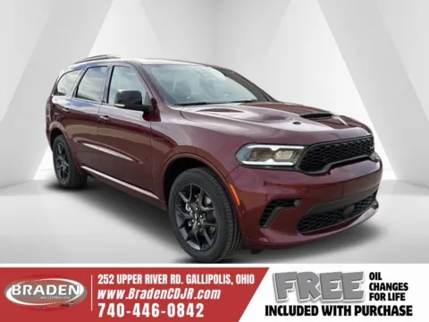 Red 2026 Dodge Durango GT Plus HEMI V8 for sale in Gallipolis, OH