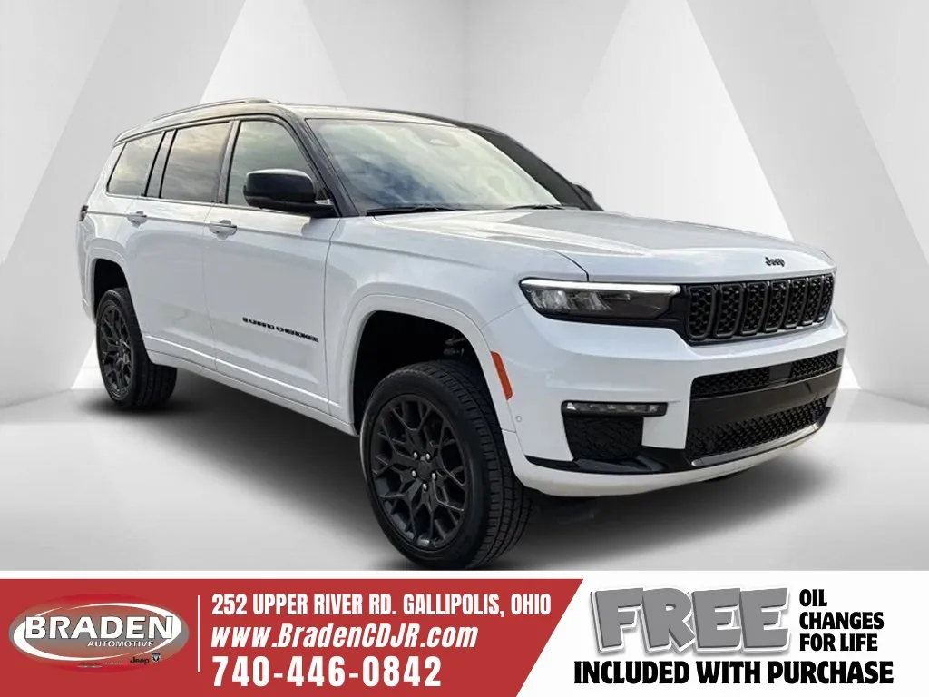 White 2025 Jeep Grand Cherokee L Summit for sale in Gallipolis, OH