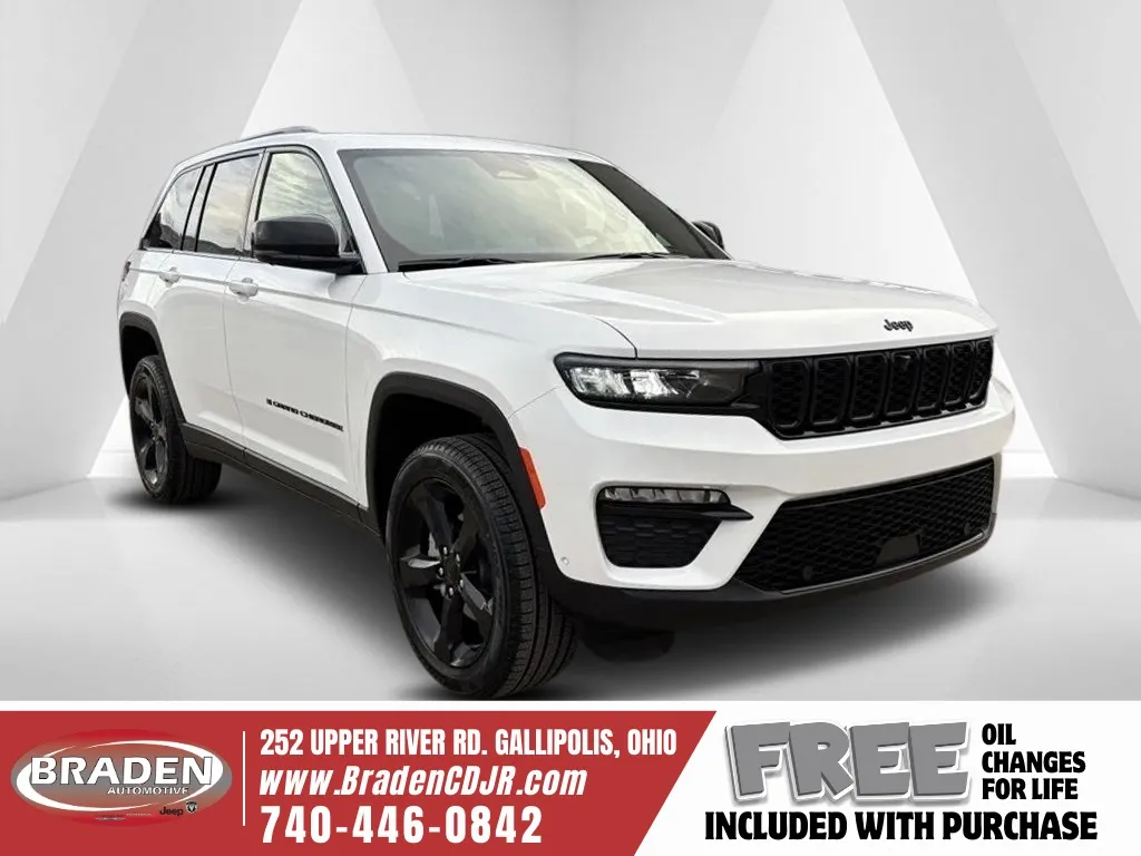 White 2025 Jeep Grand Cherokee Limited for sale in Gallipolis, OH