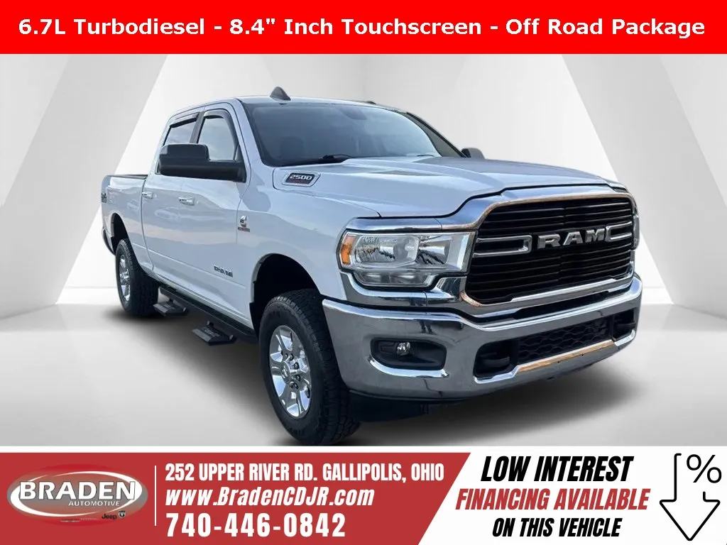 White 2019 Ram 2500 Big Horn for sale in Gallipolis, OH