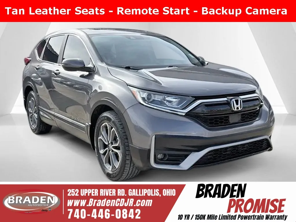 Black 2021 Honda CR-V EX-L for sale in Gallipolis, OH