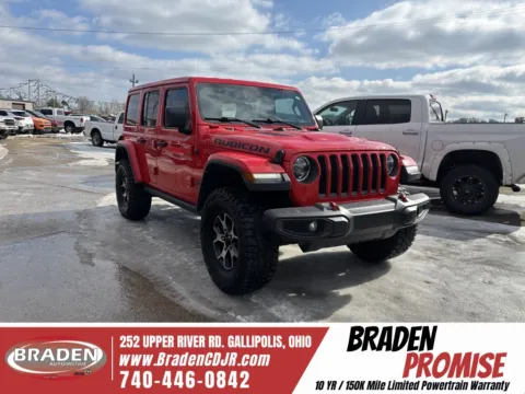 Red 2020 Jeep Wrangler Unlimited Rubicon for sale in Gallipolis, OH