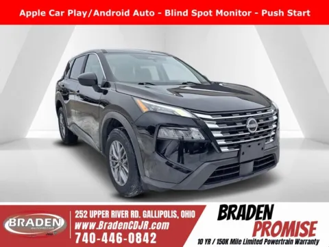 Black 2024 Nissan Rogue S for sale in Gallipolis, OH