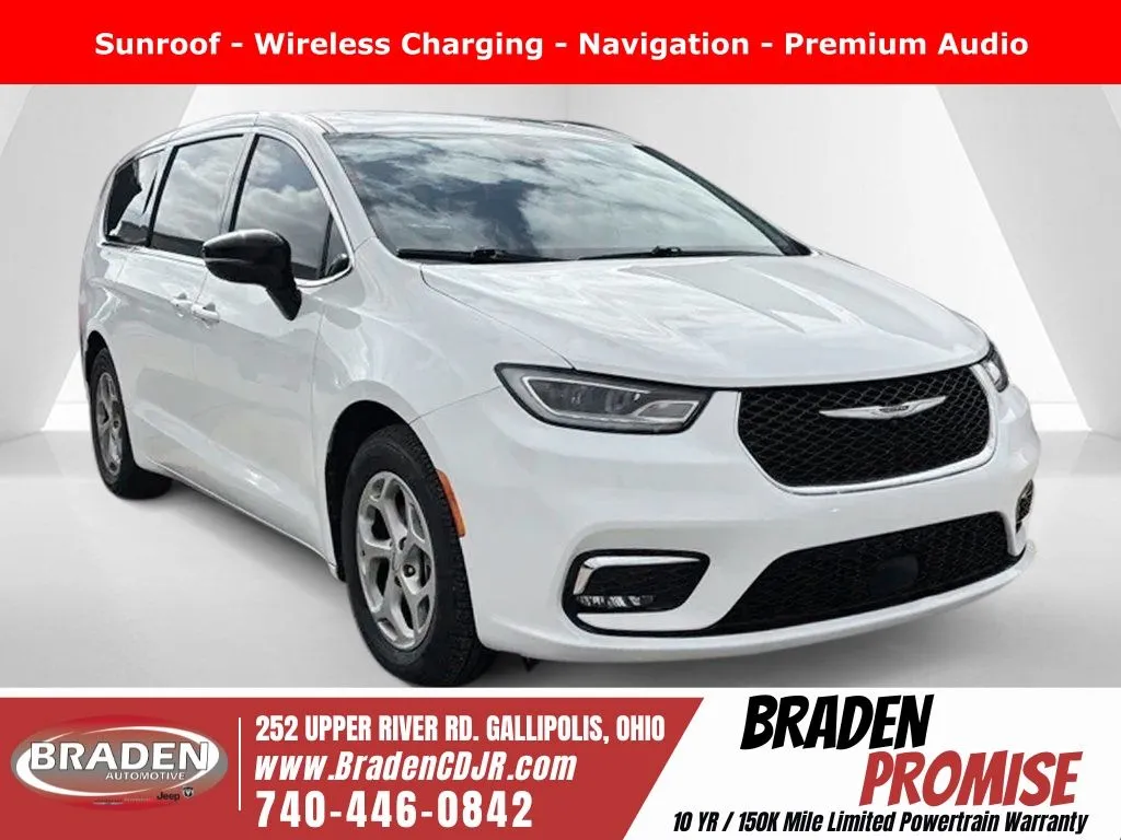 White 2024 Chrysler Pacifica Limited for sale in Gallipolis, OH