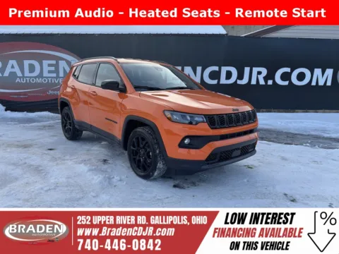 Orange 2026 Jeep Compass Latitude for sale in Gallipolis, OH