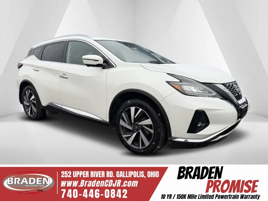 White 2023 Nissan Murano SL for sale in Gallipolis, OH