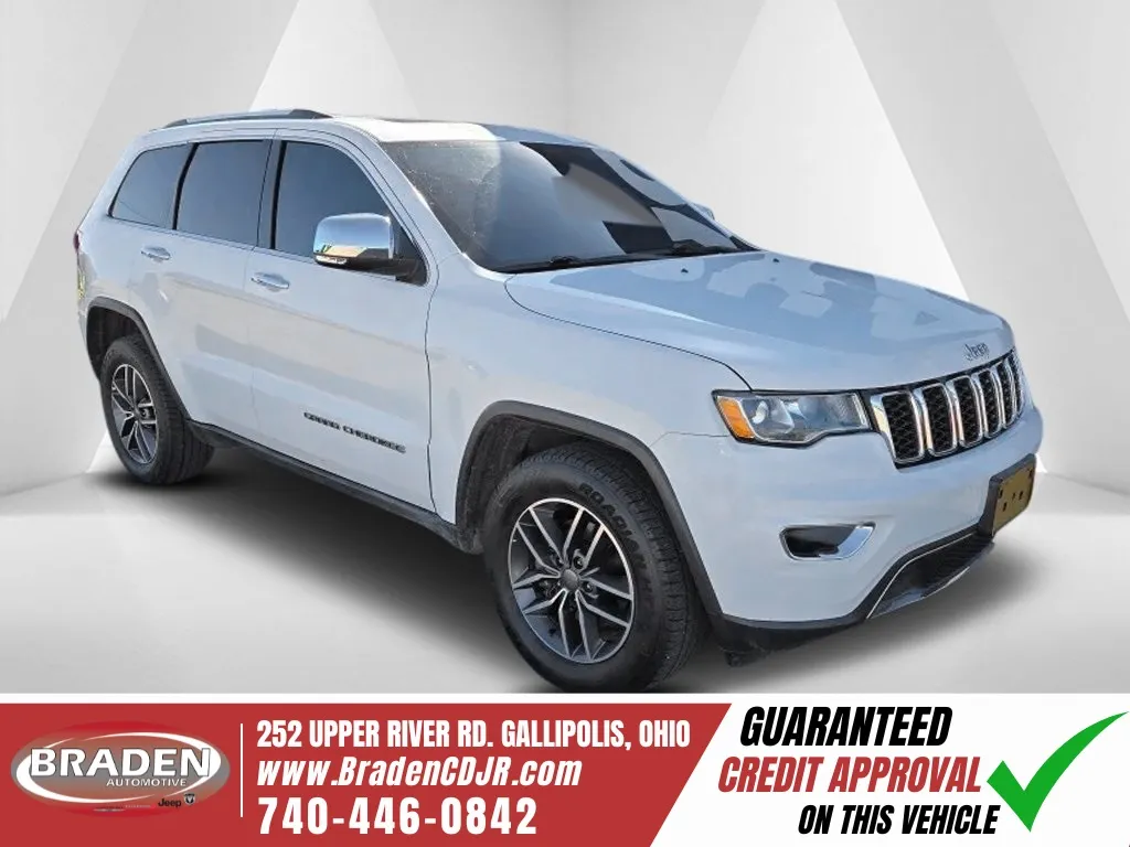White 2019 Jeep Grand Cherokee Limited for sale in Gallipolis, OH