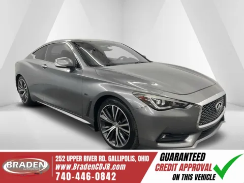 Gray 2017 INFINITI Q60 3.0t Premium for sale in Gallipolis, OH
