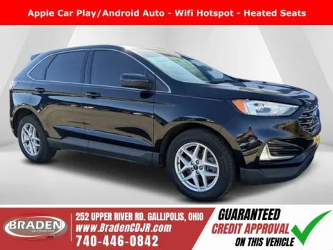 Black 2021 Ford Edge SEL for sale in Gallipolis, OH