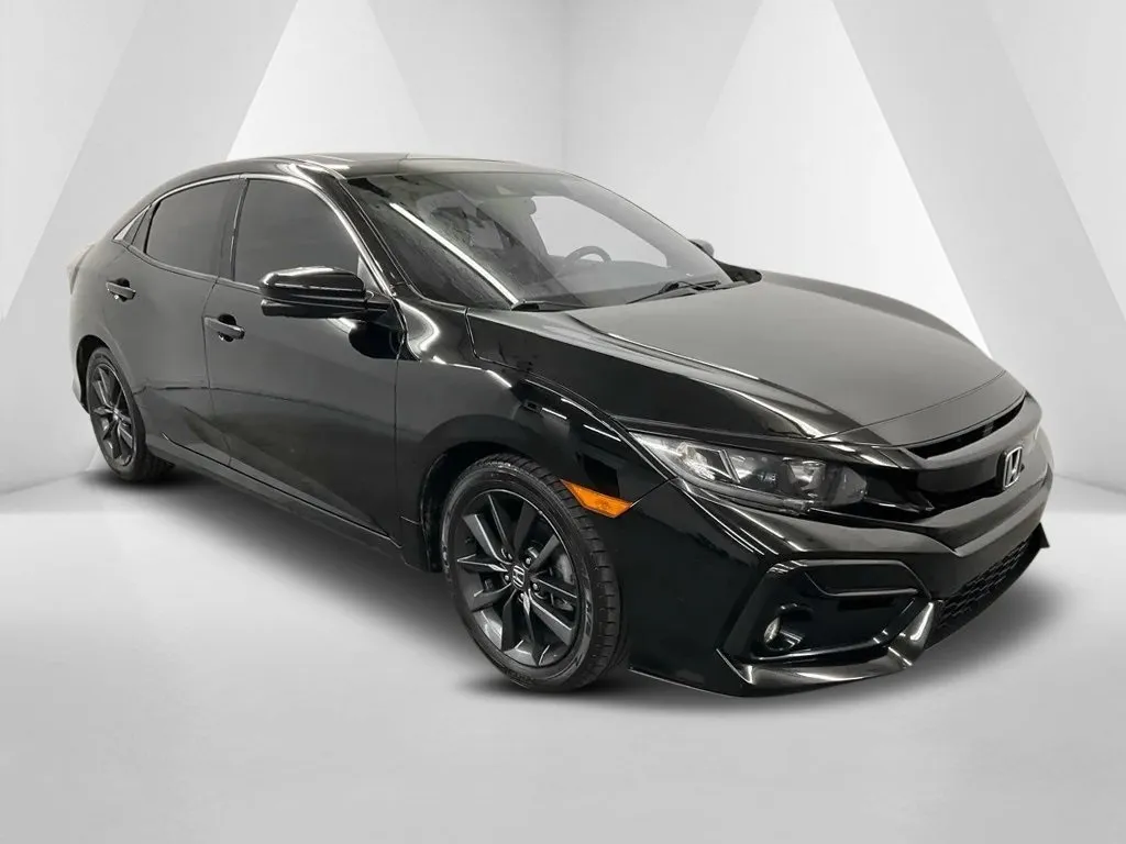 Black 2021 Honda Civic EX for sale in Gallipolis, OH