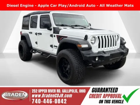 White 2022 Jeep Wrangler Unlimited Sport S for sale in Gallipolis, OH