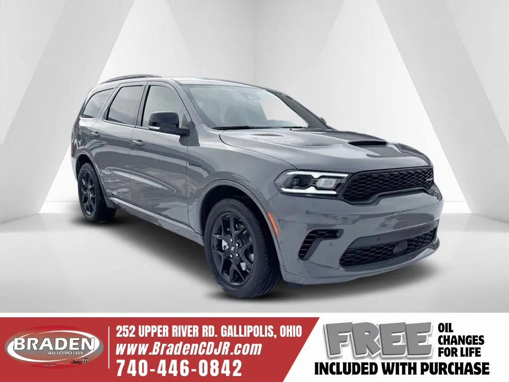 Gray 2026 Dodge Durango GT Plus HEMI V8 for sale in Gallipolis, OH