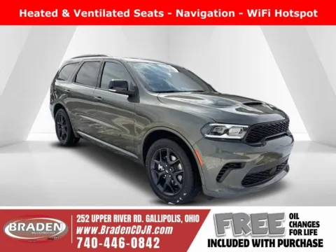 Green 2026 Dodge Durango GT Plus HEMI V8 for sale in Gallipolis, OH