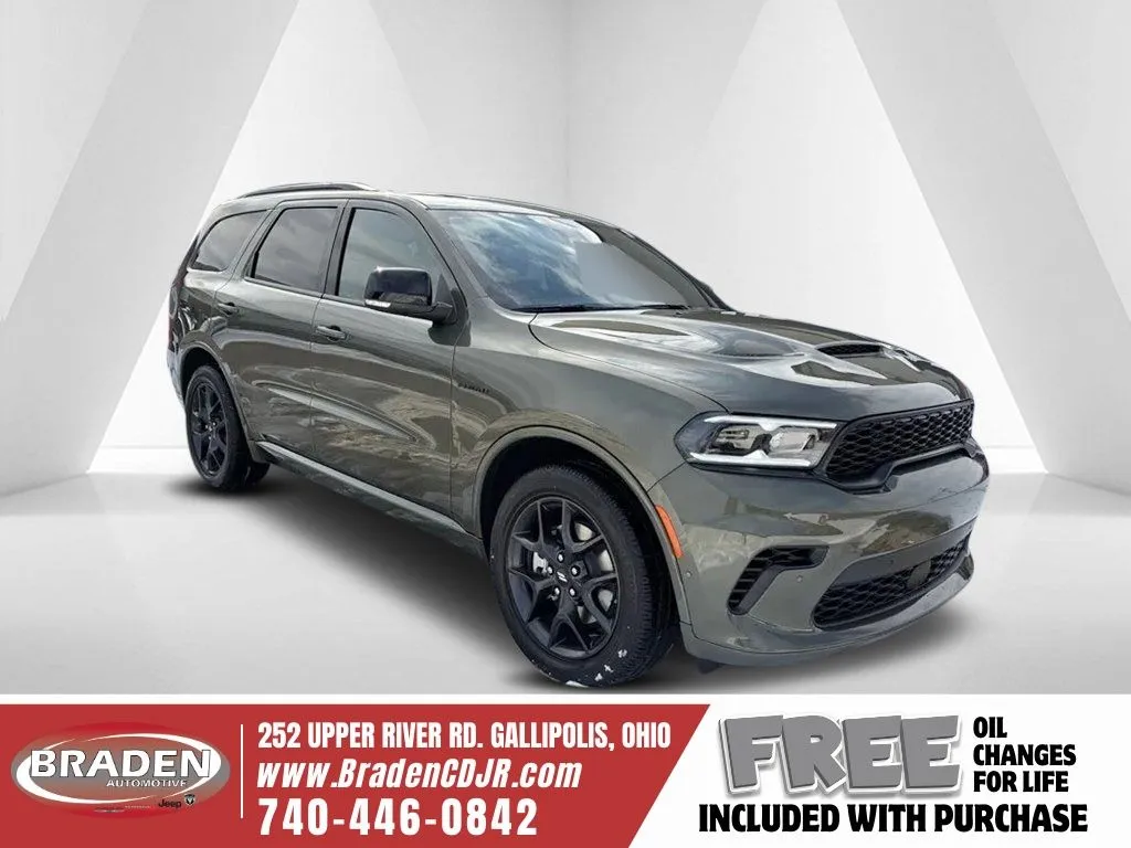 Green 2026 Dodge Durango GT Plus HEMI V8 for sale in Gallipolis, OH