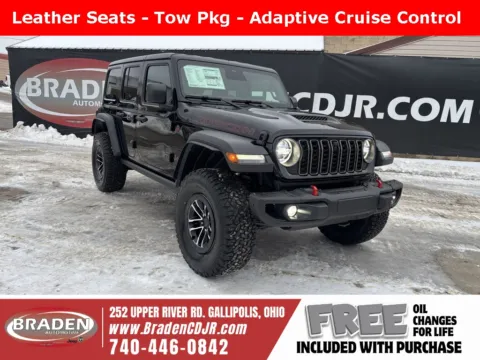 Black 2026 Jeep Wrangler Rubicon for sale in Gallipolis, OH