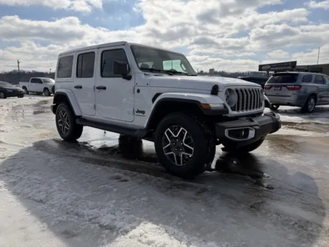 White 2026 Jeep Wrangler Sahara for sale in Gallipolis, OH