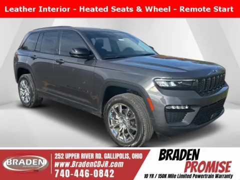 Gray 2024 Jeep Grand Cherokee Limited for sale in Gallipolis, OH