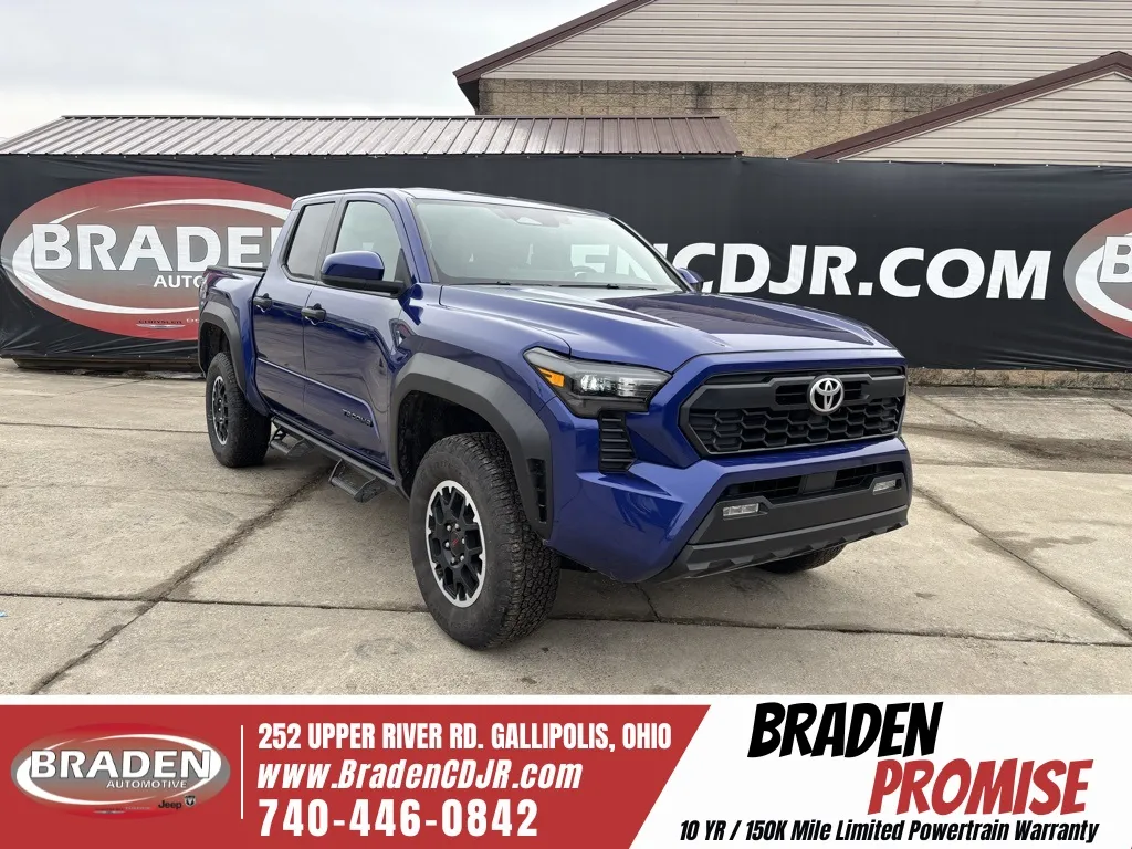 Blue 2024 Toyota Tacoma TRD Off-Road for sale in Gallipolis, OH