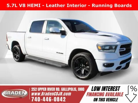 White 2022 Ram 1500 Laramie for sale in Gallipolis, OH