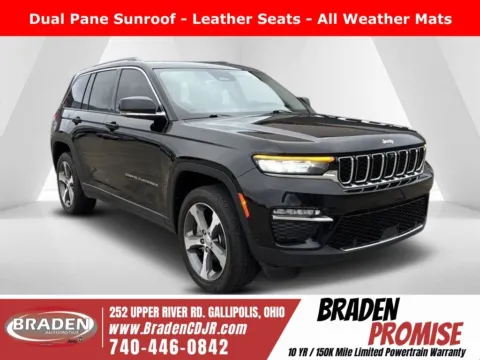Black 2023 Jeep Grand Cherokee Limited for sale in Gallipolis, OH