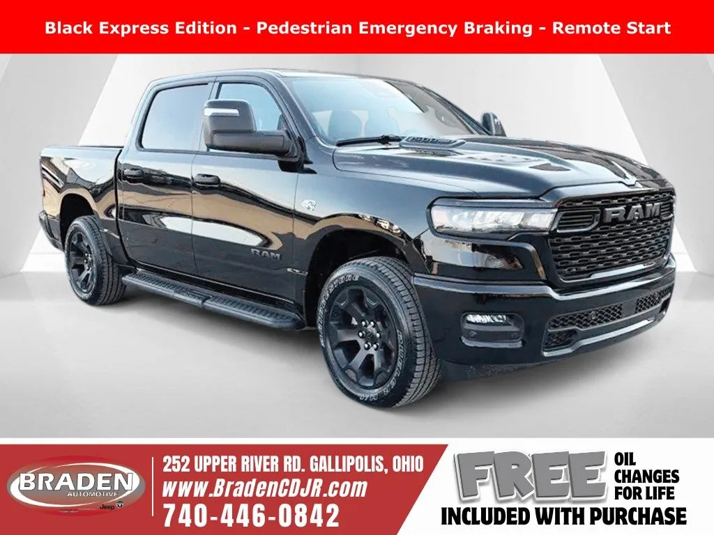 Black 2026 Ram 1500 Tradesman for sale in Gallipolis, OH