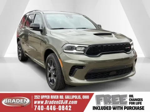 Green 2026 Dodge Durango GT Plus HEMI V8 for sale in Gallipolis, OH