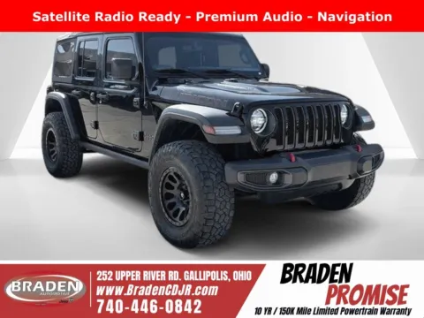 Black 2023 Jeep Wrangler Rubicon for sale in Gallipolis, OH