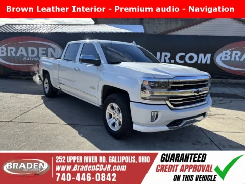 White 2017 Chevrolet Silverado 1500 High Country for sale in Gallipolis, OH