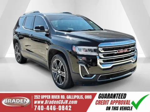 Black 2021 GMC Acadia SLT for sale in Gallipolis, OH