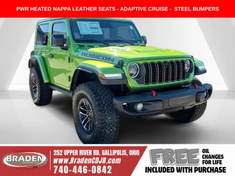 Green 2025 Jeep Wrangler Rubicon X for sale in Gallipolis, OH