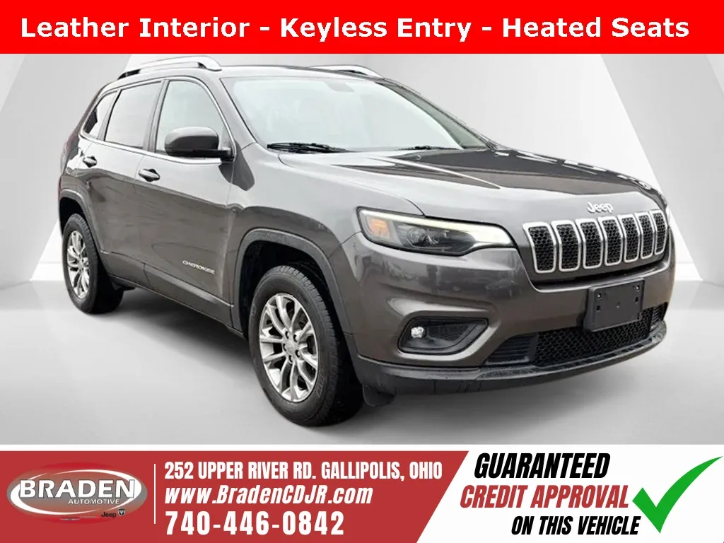 Used 2019 Jeep Cherokee Latitude Plus with VIN 1C4PJMLB0KD414410 for sale in Gallipolis, OH