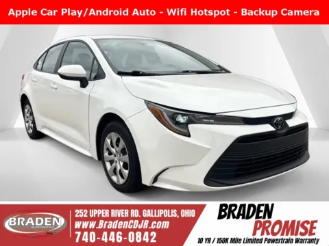 White 2024 Toyota Corolla LE for sale in Gallipolis, OH