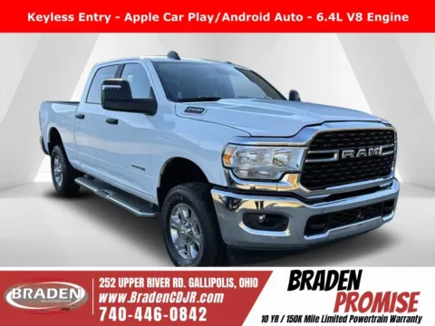 White 2024 Ram 2500 Big Horn for sale in Gallipolis, OH