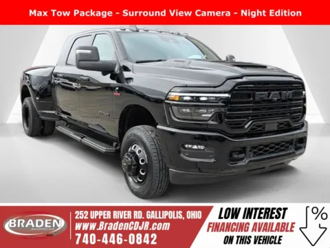 Black 2026 Ram 3500 Laramie for sale in Gallipolis, OH