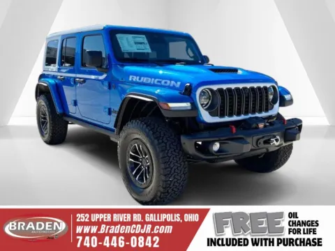 Blue 2026 Jeep Wrangler Rubicon for sale in Gallipolis, OH